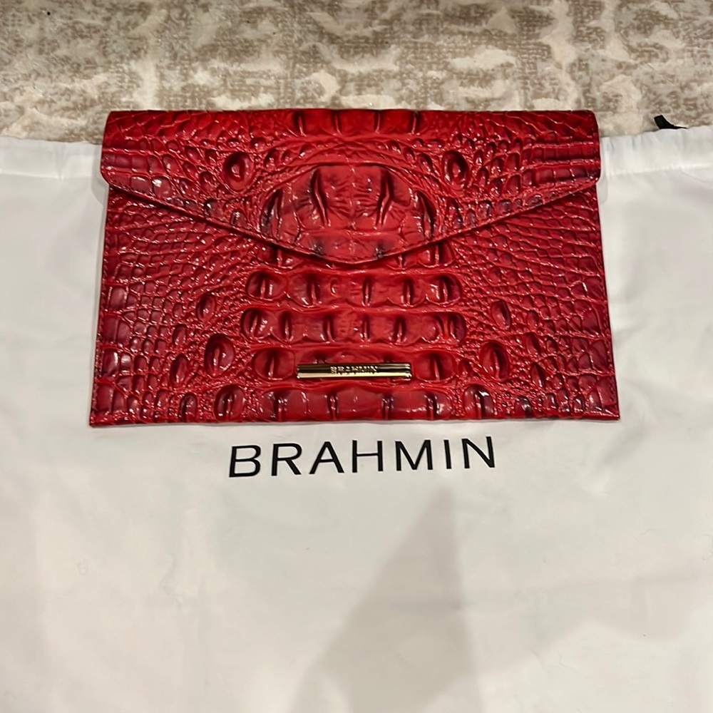 Brahmin envelope clutch